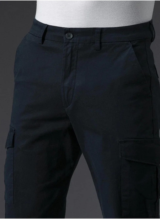 هاي ستار Men Navy Trousers