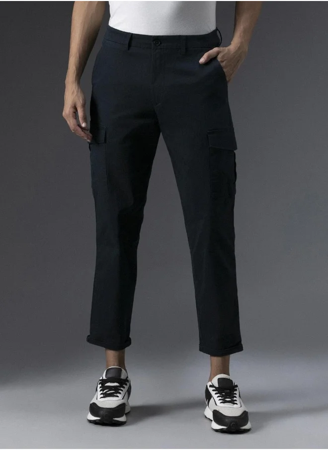 HIGH STAR Men Navy Trousers