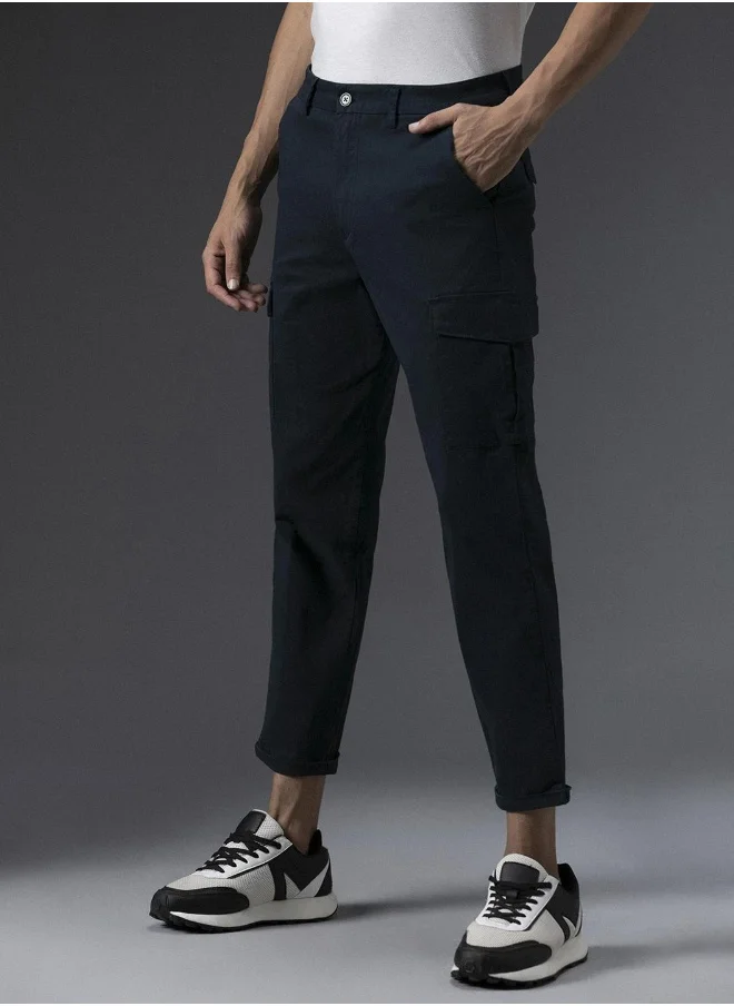 هاي ستار Men Navy Trousers