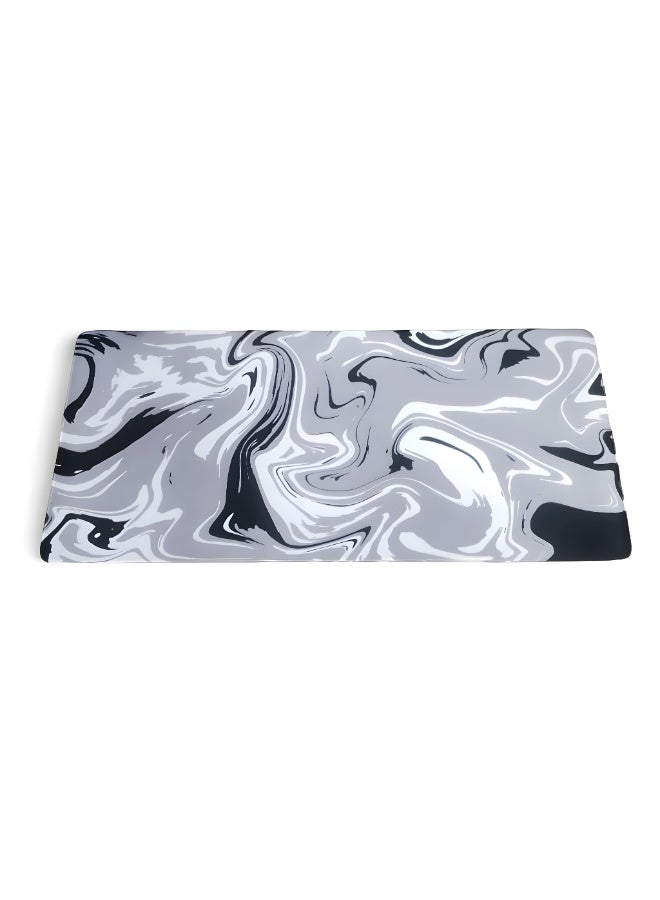 Premium Marble Swirl Extended Desk Mat – Non-Slip, Waterproof, Large Gaming & Office Mouse Pad - Image 3