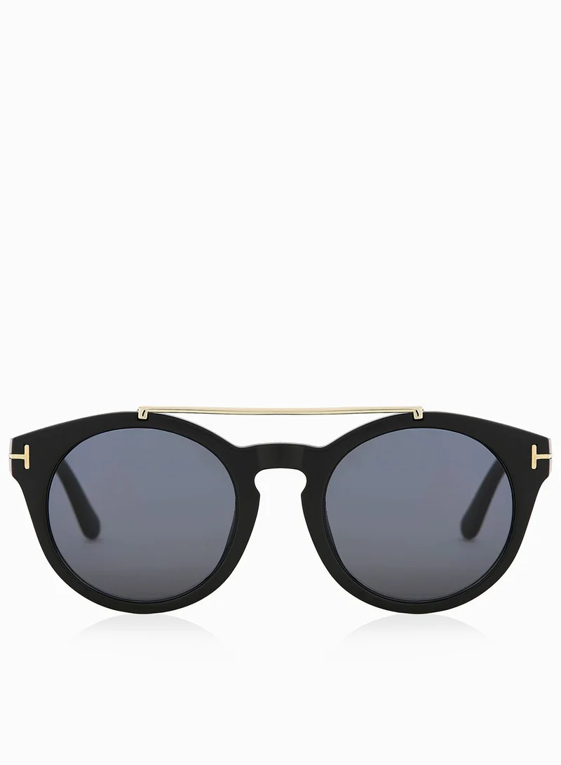 Ginger Round Metal Bridge Sunglasses