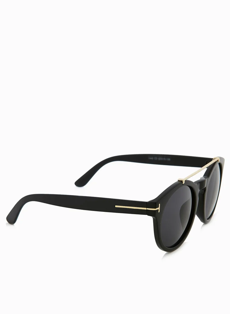 Ginger Round Metal Bridge Sunglasses