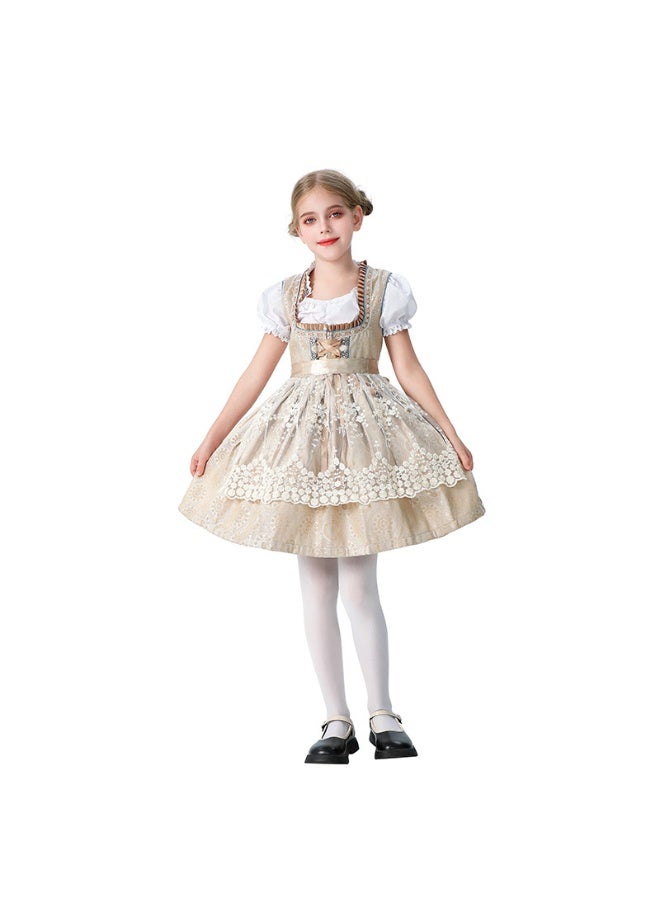 Loquat Performance Costume Maid Outfit - Munich Oktoberfest Vintage Farm Dress - Image 1