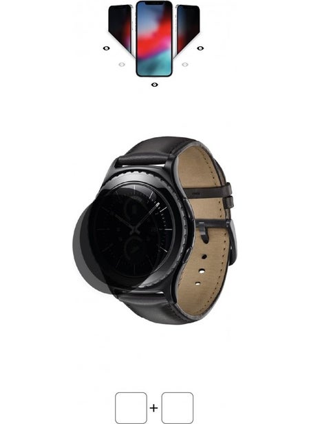 Wrapsol Samsung Gear S2 Classic Smart Watch Matte Ghost Screen Protector Polyurethane Film  - Image 1