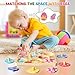 Zeoddler Wooden Puzzles for Toddlers 8 Pcs Space Matching Egg Puzzle Solar System for Kids Montessori Toys for Boy Girl Easter Birthday Gifts Educational Toys for Boys Girls - Image 4