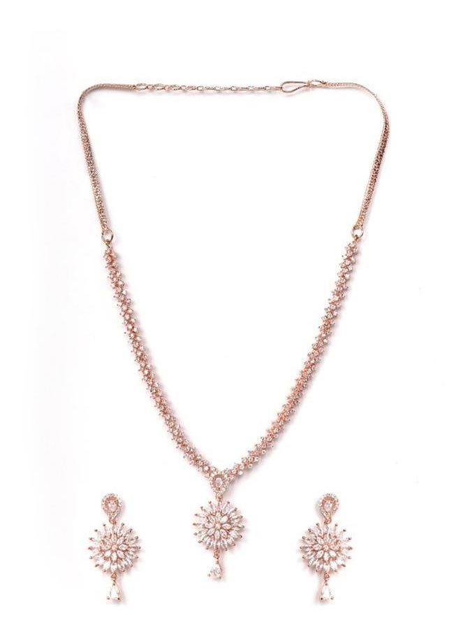 Priyaasi Elegant Women Brass Jewellery Set with pattern and secured with closure and styled in ideal for Ethnic moments — designed to make heads turn.  - Image 2