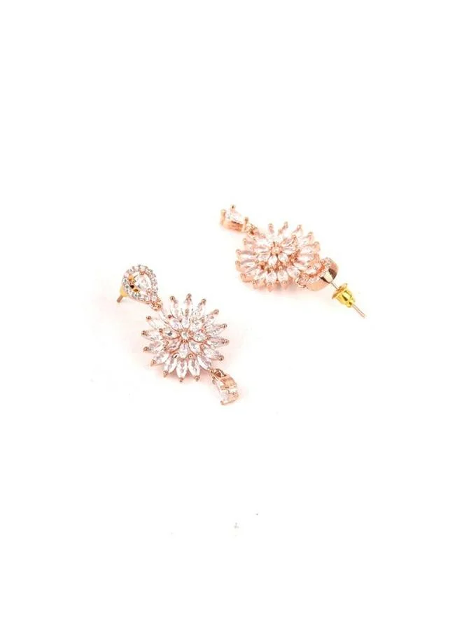 Priyaasi Elegant Women Brass Jewellery Set with pattern and secured with closure and styled in ideal for Ethnic moments — designed to make heads turn.