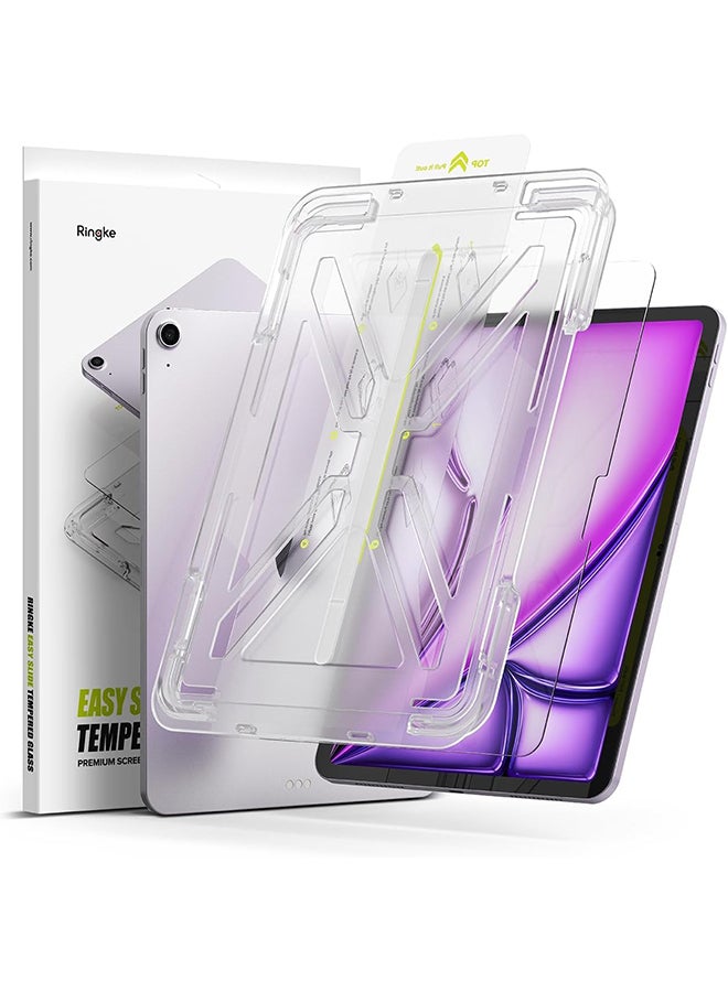Ringke Easy Slide Tempered Glass [Zero Chances of Failure] For iPad Air 13 Inch Screen Protector (M3 2025 & M2 2024) Shatterproof Premium 9H Hardness