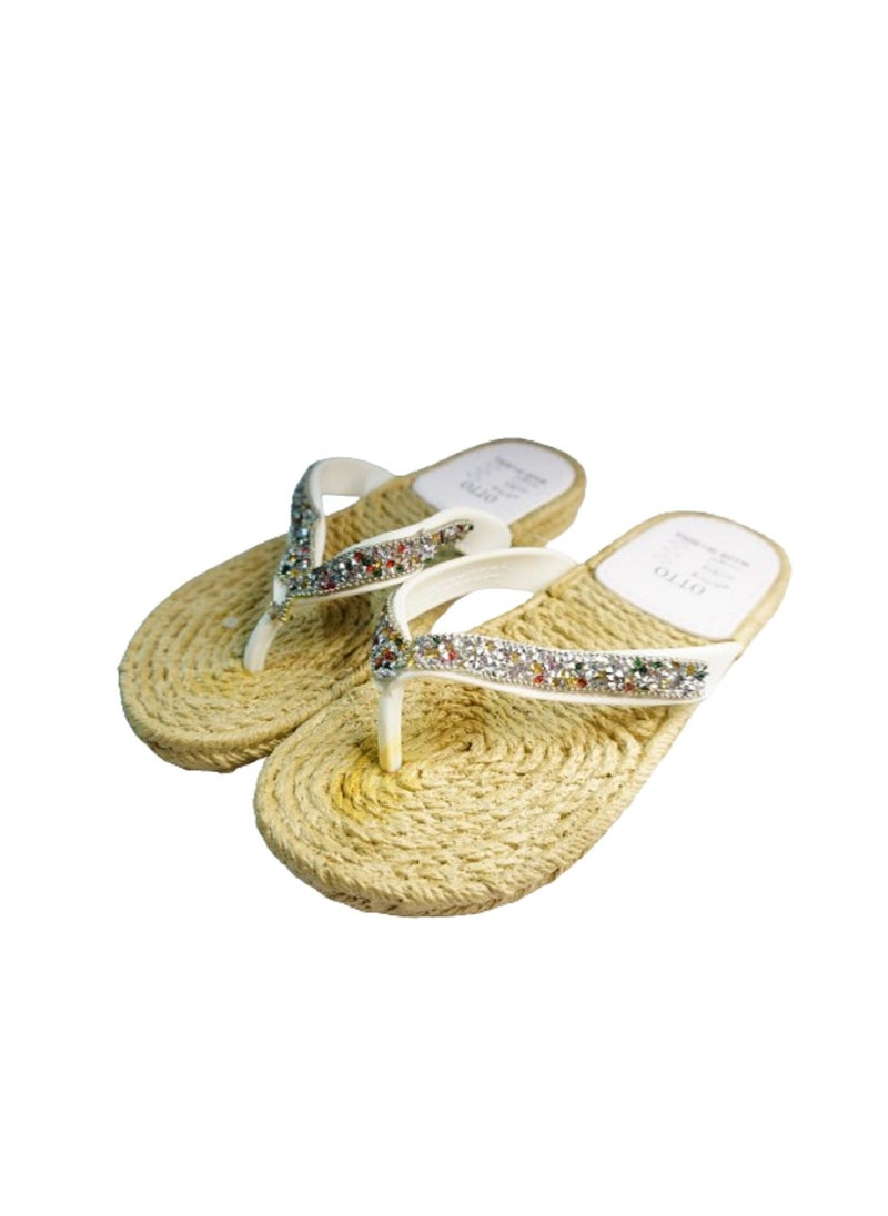 White Elegant Women's Slippers - EU 38 - pzsku/Z299631352D3EC952120BZ/45/_/1721253067/ba8c028d-bb91-4c0b-ab59-970efeded26c