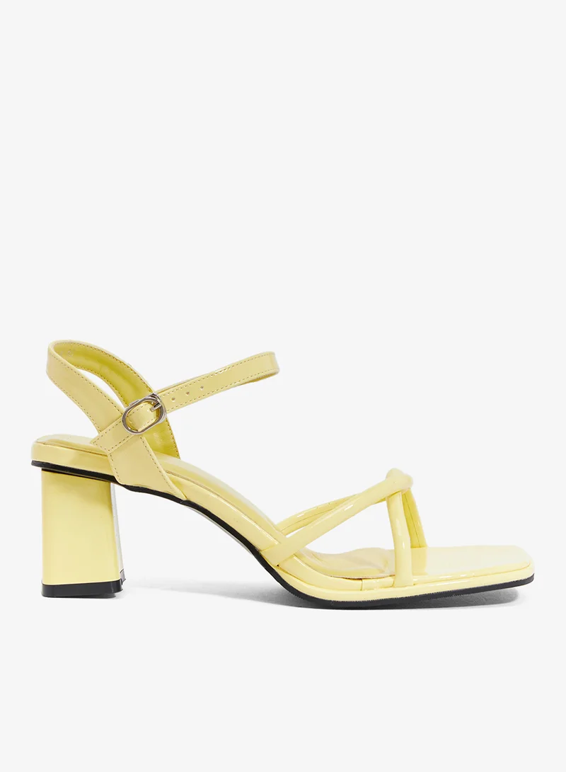 Mid Block Heel Sandals