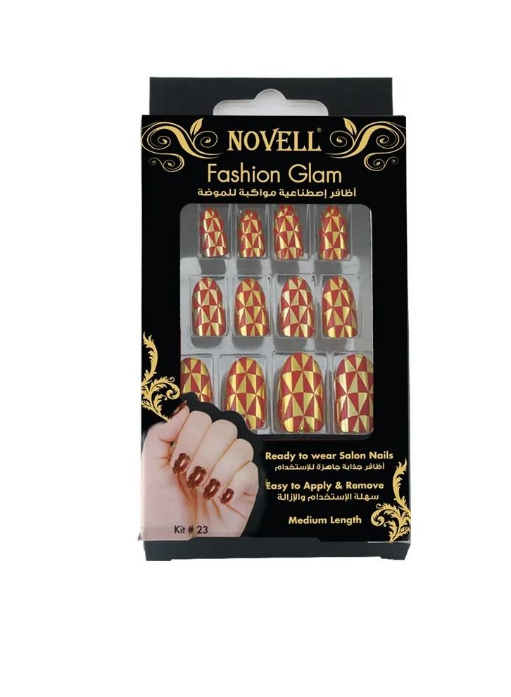 NOVELL Artificial Fashion Nail In 14 Exciting Colors No 18 - Image 1