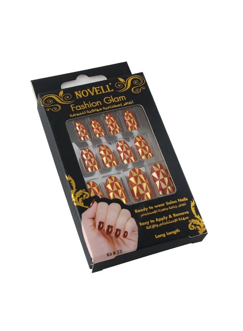 NOVELL Artificial Fashion Nail In 14 Exciting Colors No 18 - Image 2