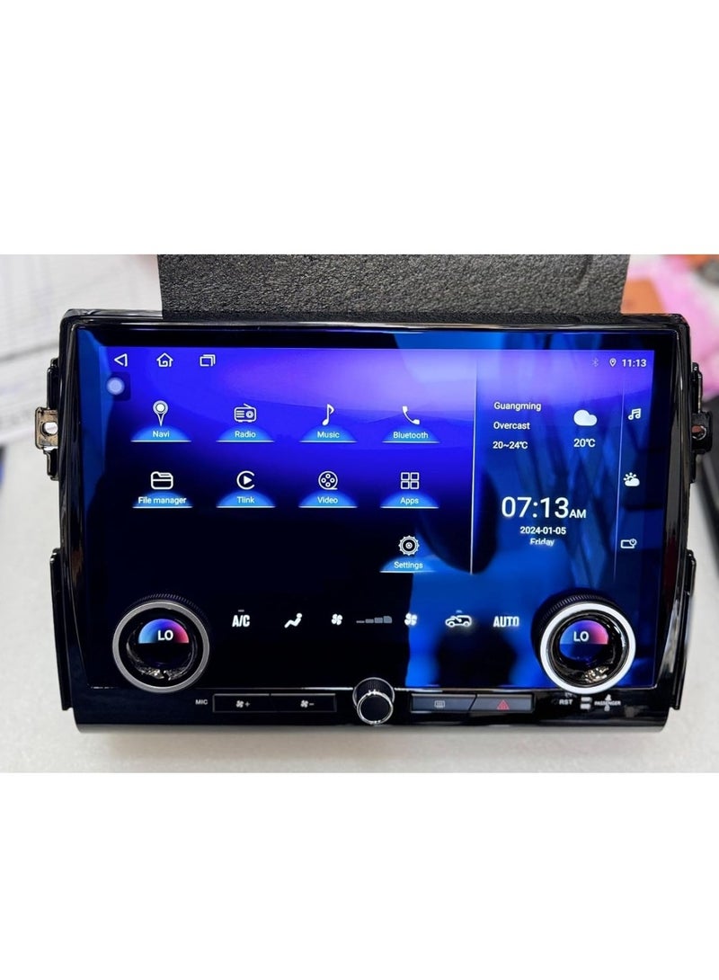Vierex 13.3 Inch Android Screen For Toyota FJ Cruiser 2006-2022 Support Apple Carplay Android Auto Wireless 4GB RAM Fast Interface Quick Boot AHD Camera Included Manual To Auto Air Conditioning GPS Radio  - Image 2