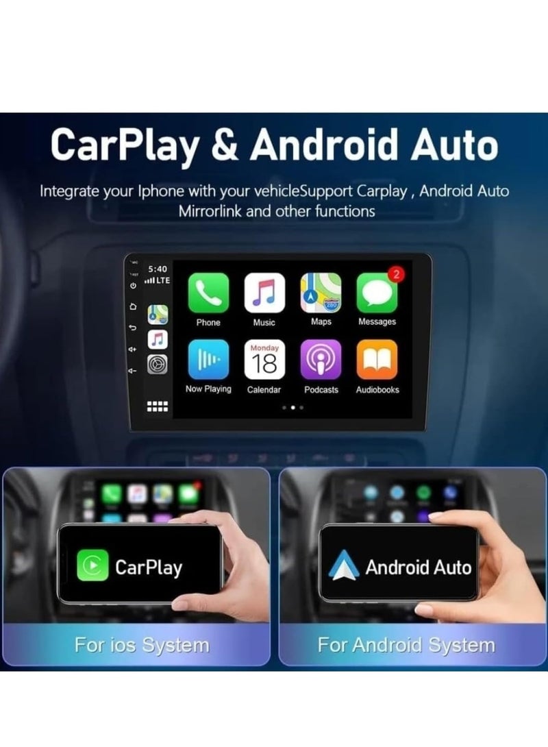 Vierex 13.3 Inch Android Screen For Toyota FJ Cruiser 2006-2022 Support Apple Carplay Android Auto Wireless 4GB RAM Fast Interface Quick Boot AHD Camera Included Manual To Auto Air Conditioning GPS Radio  - Image 5