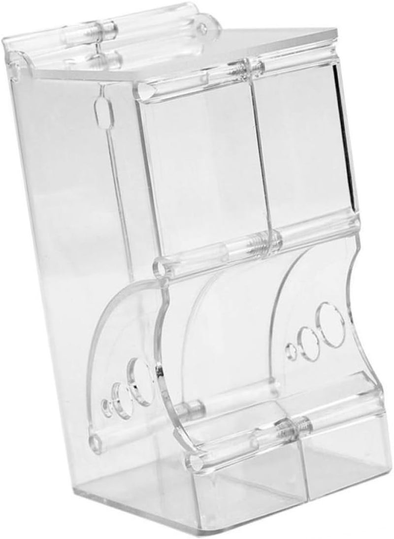 GANAZONO Adjustable Plastic Hamster Food Holder Anti-tip Food Bowl Cage Feeder for Guinea Pigs Squirrels Hedgehogs Small Animals Pet Feeding - Image 1