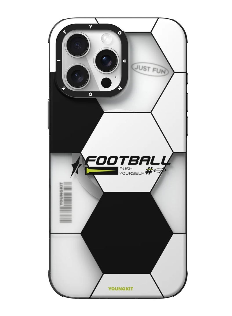 YOUNG KIT YOUNGKIT Hot-Blooded Court-Football Case For iPhone 16 Pro - Image 1