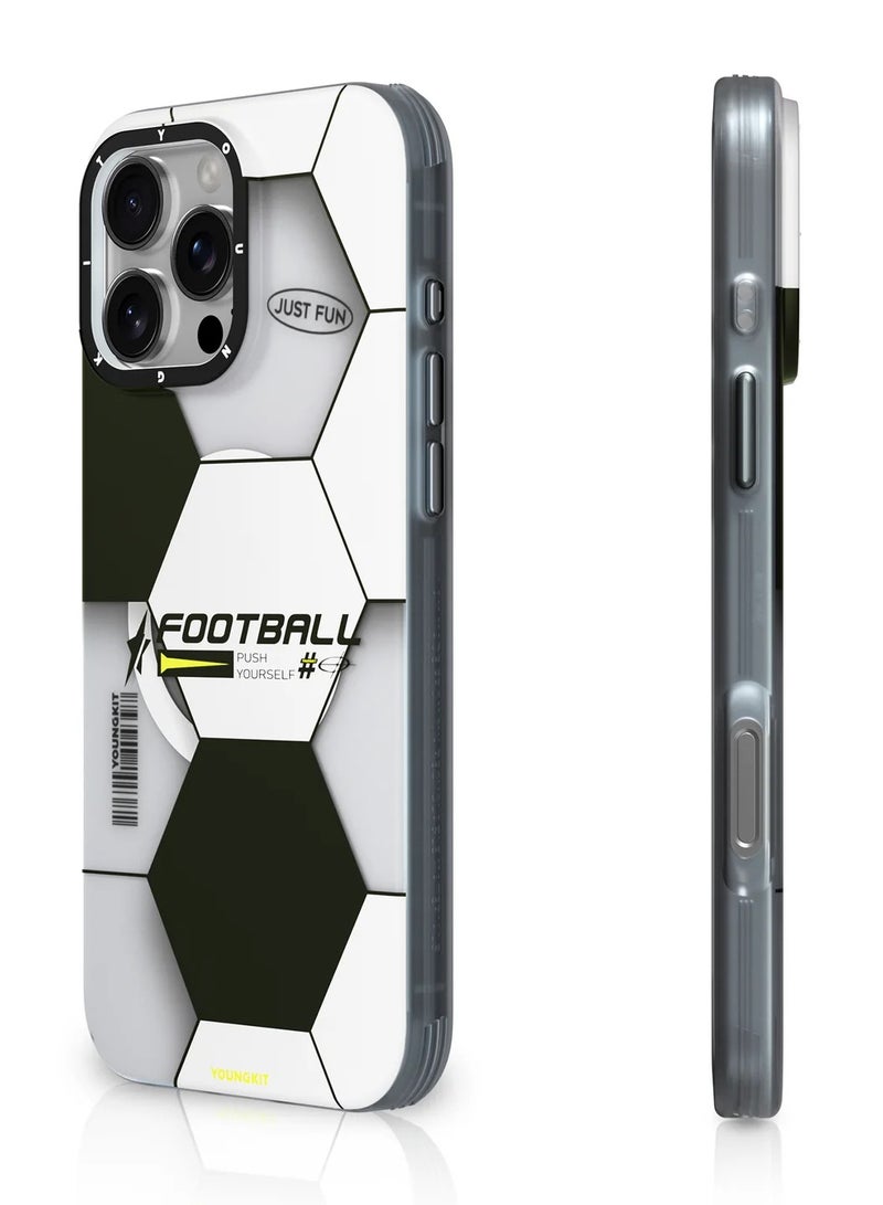 YOUNG KIT YOUNGKIT Hot-Blooded Court-Football Case For iPhone 16 Pro - Image 2