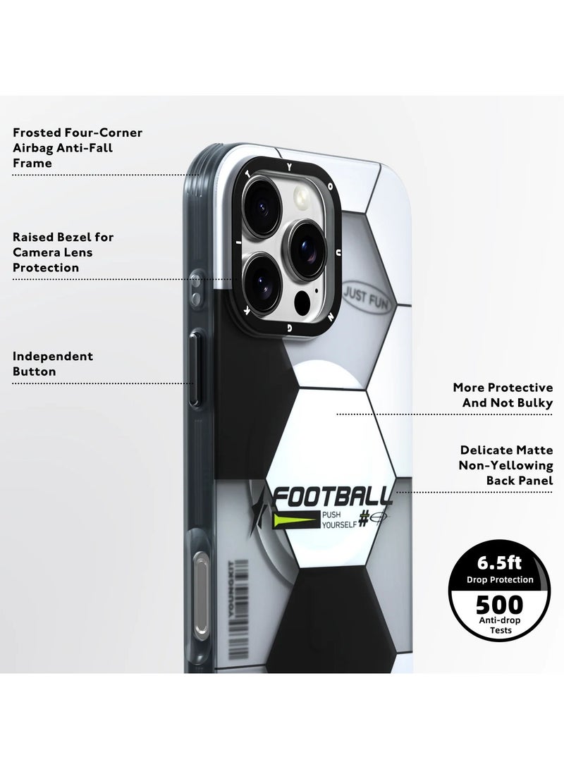YOUNG KIT YOUNGKIT Hot-Blooded Court-Football Case For iPhone 16 Pro - Image 4