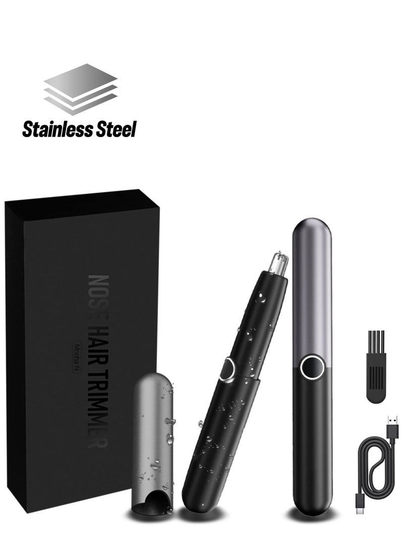 Zikra Ear and Nose Hair Trimmer, Eyebrow Hair Trimmer for Men Women, Eyebrow & Facial Hair Trimmer, Rechargeable Cordless Eyebrow Removal Clipper Razor Shaver Trimmer, for Hygienic Grooming - Image 1