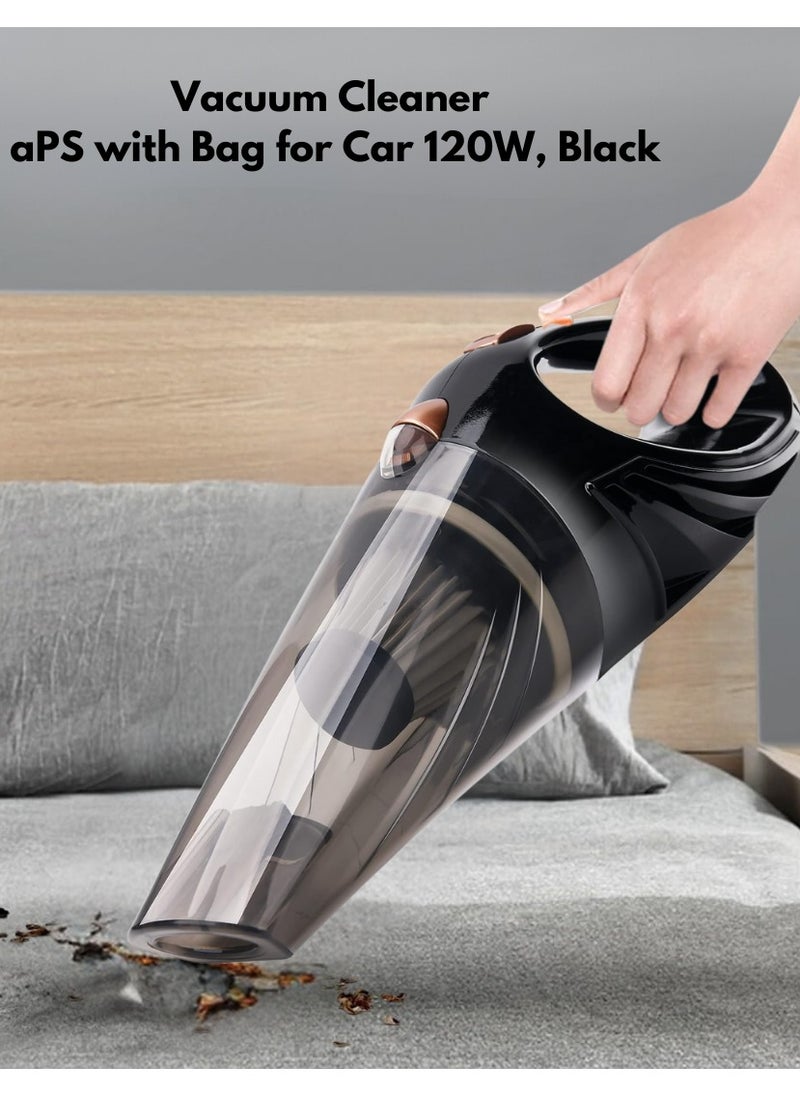 JSA - JSA Handheld 120W Vacuum Cleaner - Portable Corded Car Vacuum with Strong Suction - Compact Vacuum for Car - Image 1