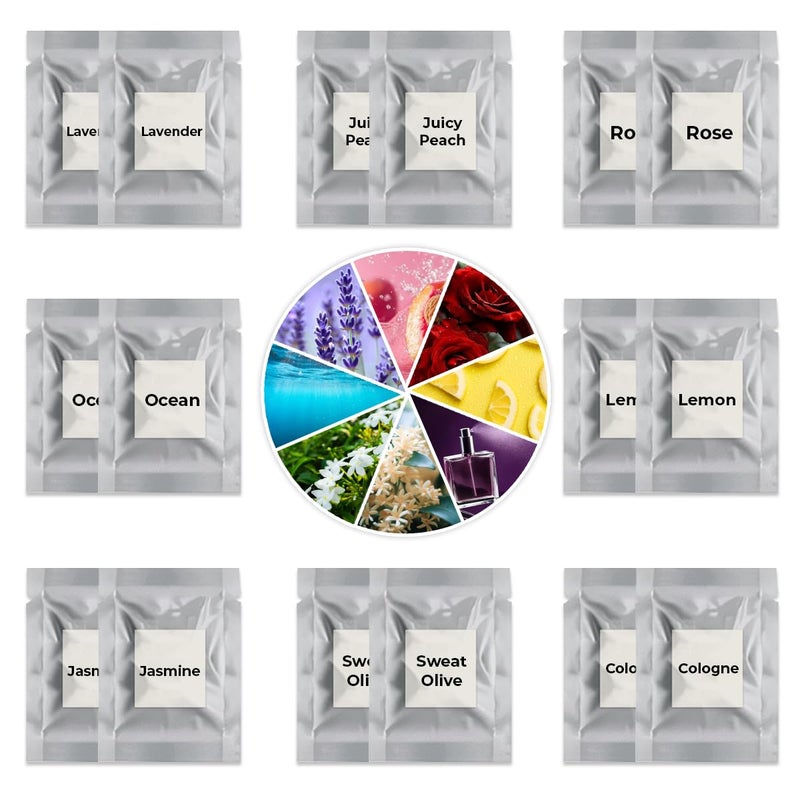 GENANY 16 Pack Fragrance tablets for Car Air Freshener Refills with 8 Sample Scents Air Vent Clip Freshener Replacement Pads Solid Scent Refill Tablets 1 pc per pack 2 Tablets per Scent - Image 3