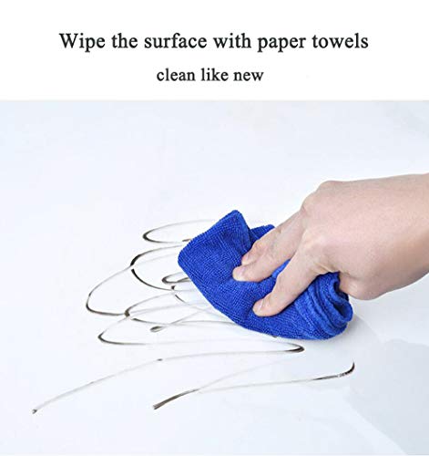 CiCiwind 17.7" x 16.4' Contact Paper Clear Contact Paper Glossy Self Adhesive Film Covering Removable Protective Film Contact Paper Shelf Drawer Liner Transfer Tape Roll - Image 5