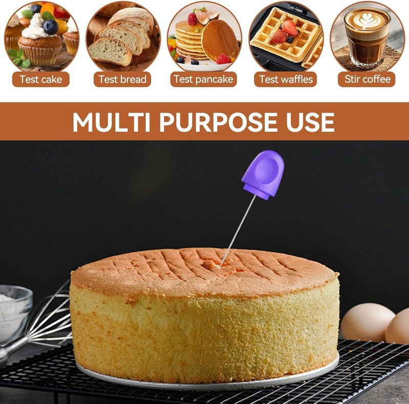 N/S/C nationwide deliver Cake Tester, Mini Cake Tester with Cover Cake Tester for Baking Doneness Stainless Steel Cake Testing Needle for Meat Bread Muffin Cupcake Home & light industrial compatible Safe silicone build Adjustable build Storage & transit friendly Trendy budget practical design Gulf climate tested upgraded quality Market need oriented construction Dense area priority deliver All-round applied quality Globally trusted quality Dust proof Simplified versatile design Shop & home all-space compatible Fade proof Globally engineered build Stable local goods source Seasonal & permanent compatible Defect free upgraded substance KSA market popular practical build All storage type compatible Hot & cold climate compatible All condition fit Heat resistant Quick available purchase options - Image 5
