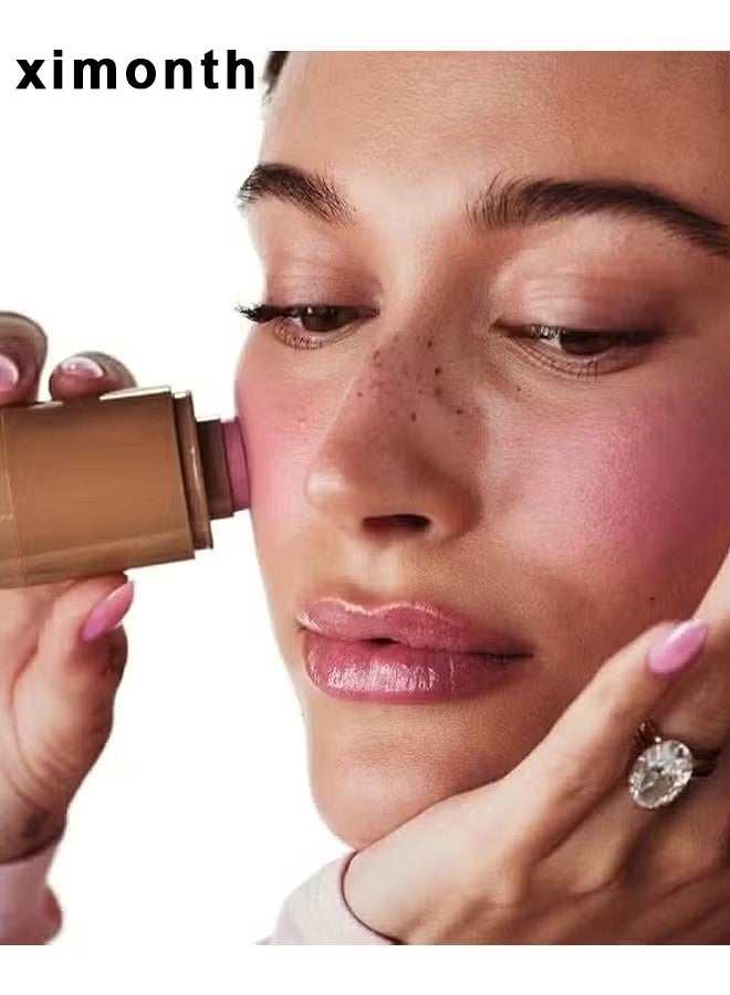 ximonth A Creamy Blush For Buildable Color + Baby-Soft Cheeks 0.18 Oz, Piggy - Baby Pink - Image 1