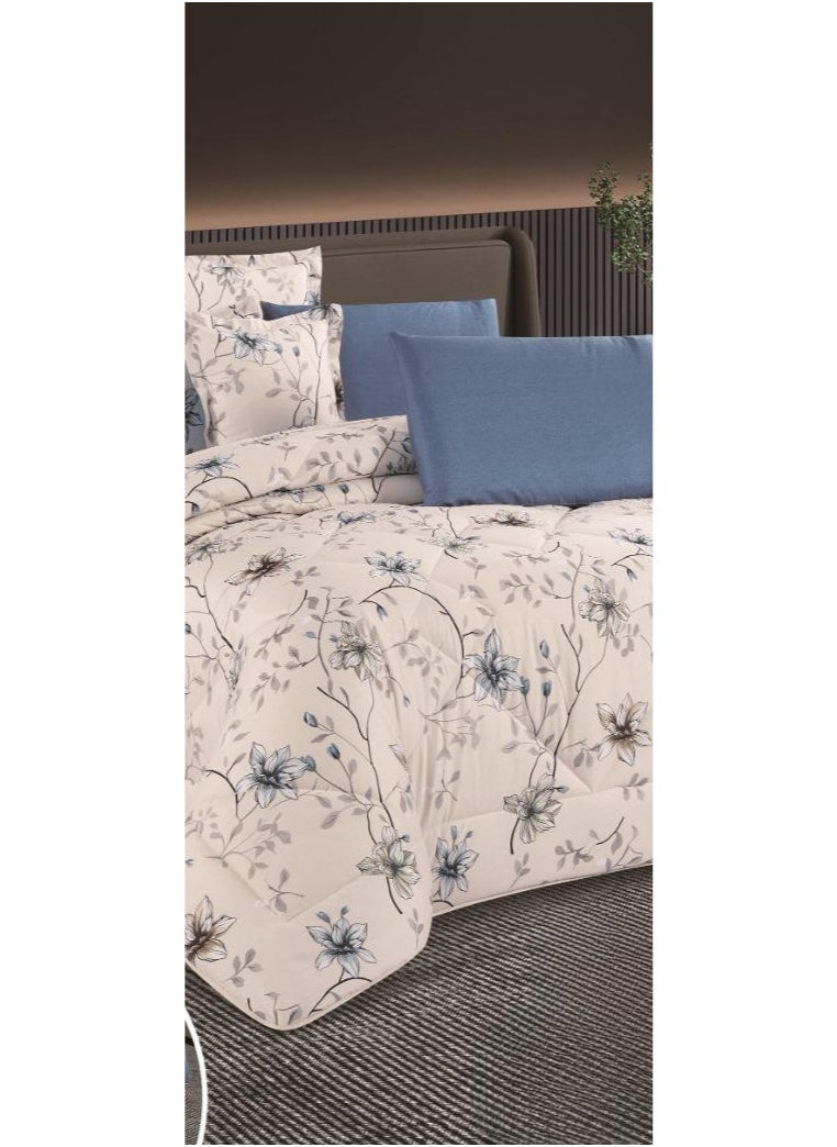 Moon 6 Pieces Double King Size Comforter Set, Soft and Comfortable, Double Pattern, Comforter Size 250x230 cm  - Image 3