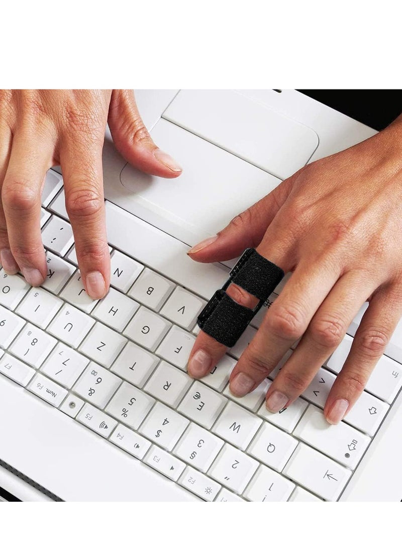 Oasisgalore 4 PCS Adjustable Finger Splint for Middle, Index & Ring Finger, Supports trigger finger.  - Image 4