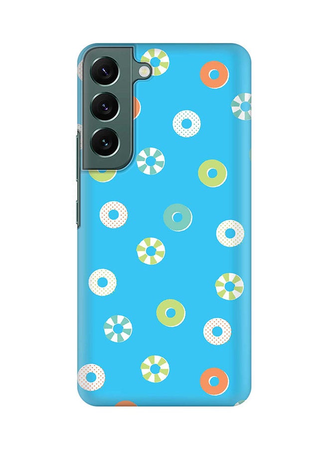 Stylizedd Case for Samsung Galaxy S22+ 5G Slim Snap Classic Series Shield Matte Finish Print - Loopy Hoops  - Image 1