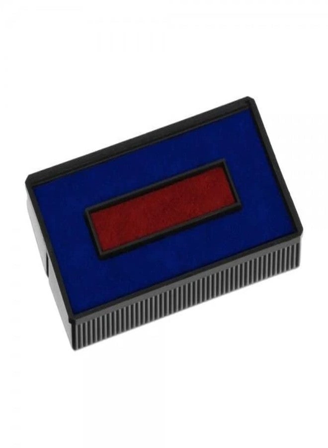 COLOP E/200 Non-Toxic, Water Based Premium Ink 2-Color Red/Blue Spare Pad, Replacement Pad for Colop Printer 200 Series Stamps - Image 1