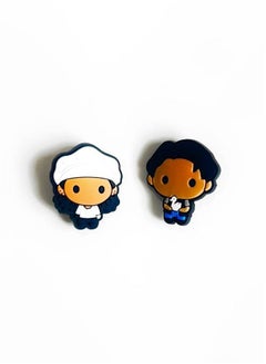 Khaisha 2 Pieces Brooch With Cartoon Characters Design 