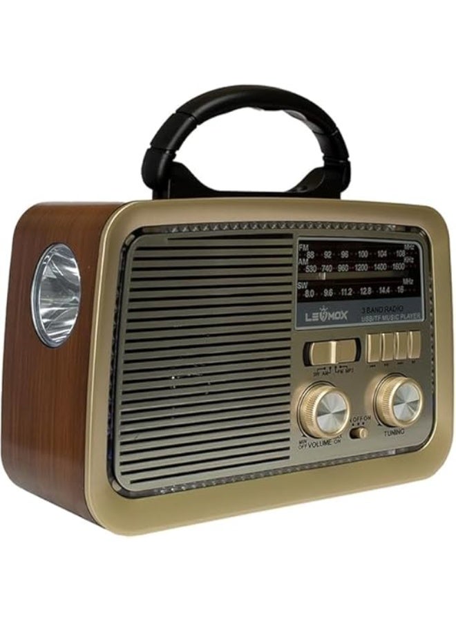 Bluetooth Radio with Flashlight & Light – High-Quality Clear Sound, Practical and Stylish Design R - Image 4