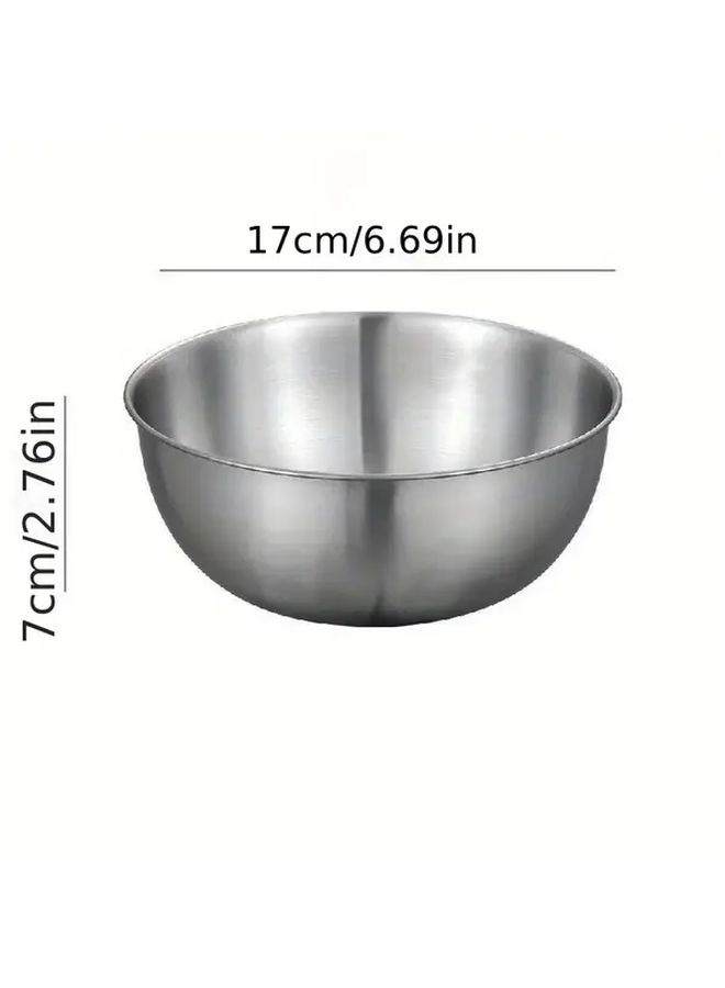 3pcs Stainless Steel Mixing Bowls Rust Resistant Dishwasher Safe Non Slip Base - Image 5