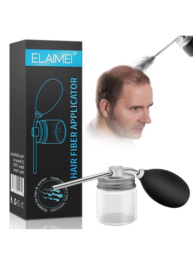 Elaimei One-Handed Hair Fiber Applicator Spray Bottle Nozzle for All Brands (Fibers Not Included)  - Image 1