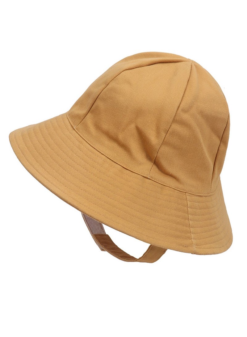Children's Fisherman Hat Sun Protection Hat Yellow  - Image 2
