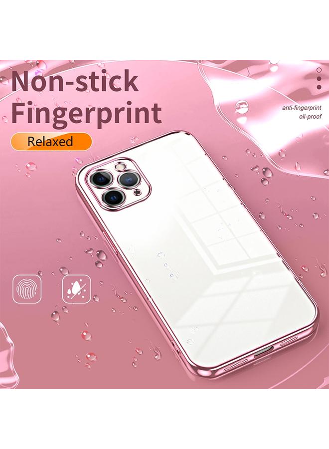 اس-توب جراب لهاتف iPhone 11 Pro، جراب هاتف شفاف مطلي بفتحة دقيقة - Image 4