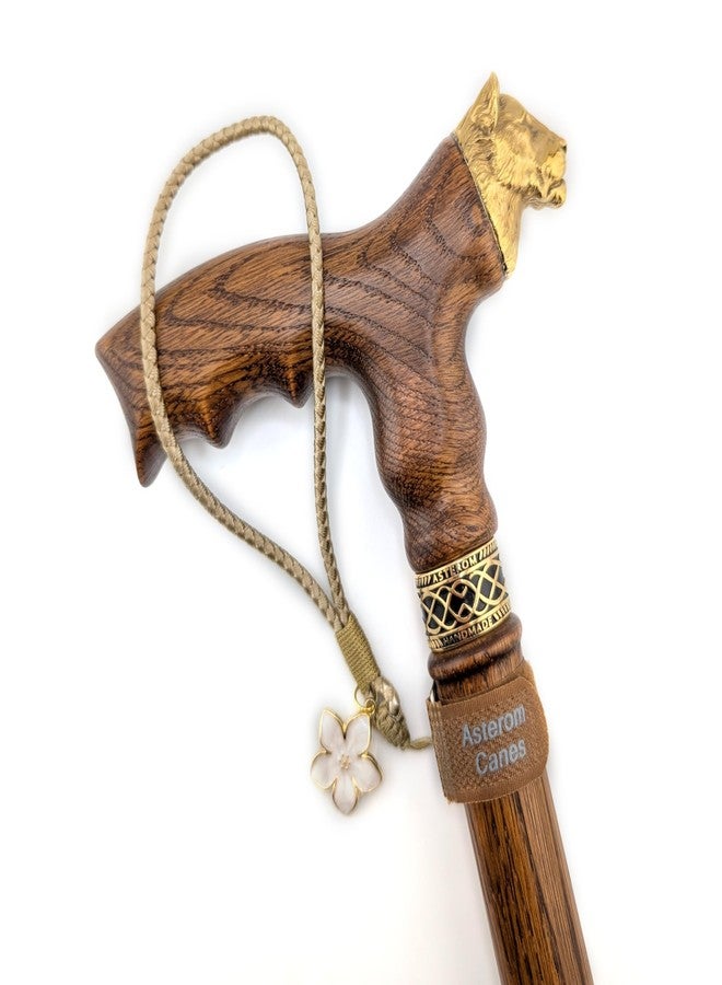 Asterom Cane Strap for Women, Walking Cane Accessories - Fashionable Cane Wrist Strap Tan - Image 4