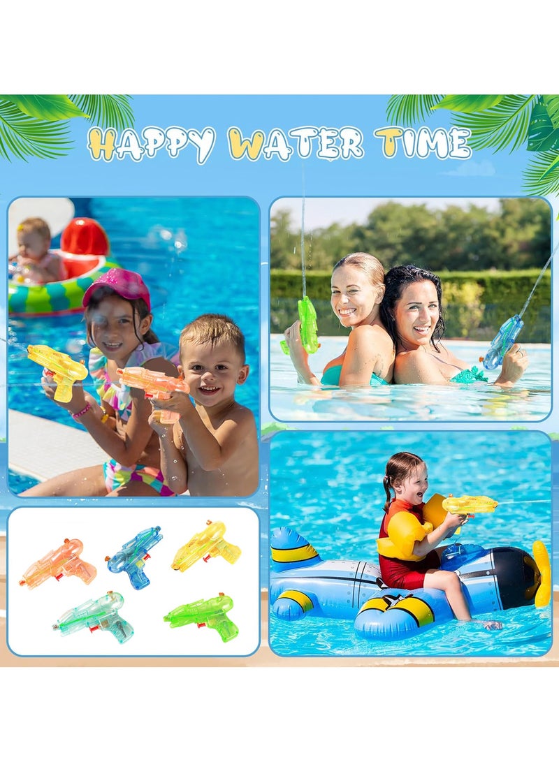 VUCATIN Mini Water Gun for Kids Colorful Blaster Squirt Pistol Small Fun Water Gun Bulk for Outdoor Beach Game Summer Swimming Pool Party Favor (Random Color) - Image 4