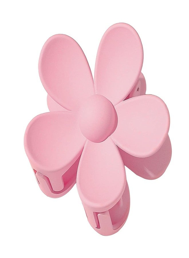 Pxiryanlow Pink Hair Claw Clips Flower Shaped Plastic Jaw Clips Anti-scratch Smell-less Useful Hold Tightly Barrettes Hair Accessories - Image 1