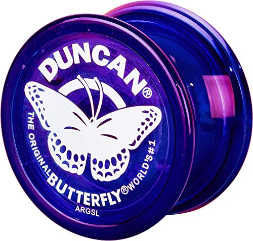 Duncan Toys Butterfly YoYo Beginner YoYo with String Steel Axle and Plastic Body Purple 3124BUECHAP - Image 1
