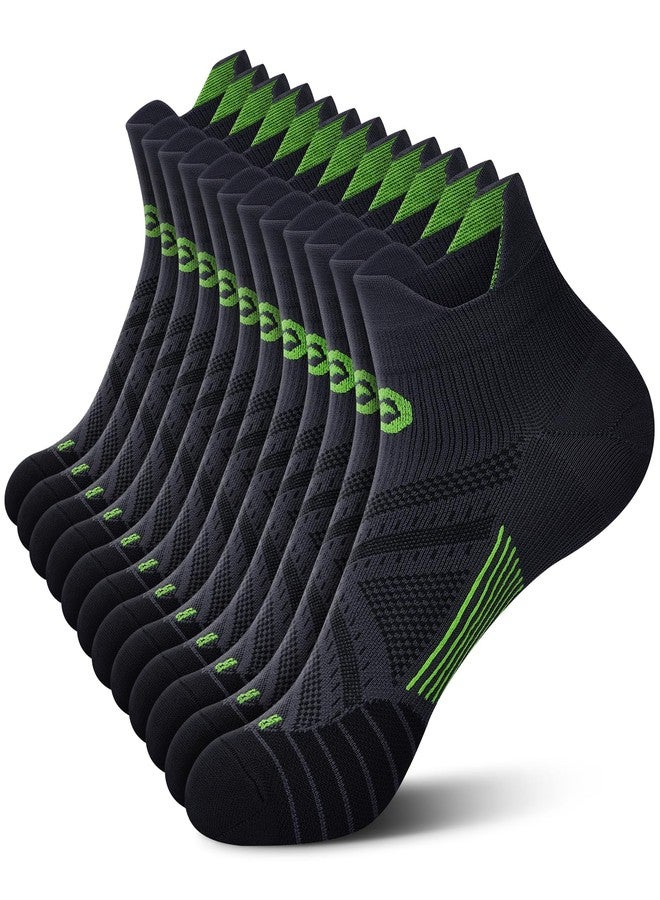 PAPLUS Compression Socks for Men & Women, Low Cut Ankle Running Socks with Arch Support, Plantar Fasciitis Relief for Walking, Cycling, Golf, Travel, Nurses - Image 1