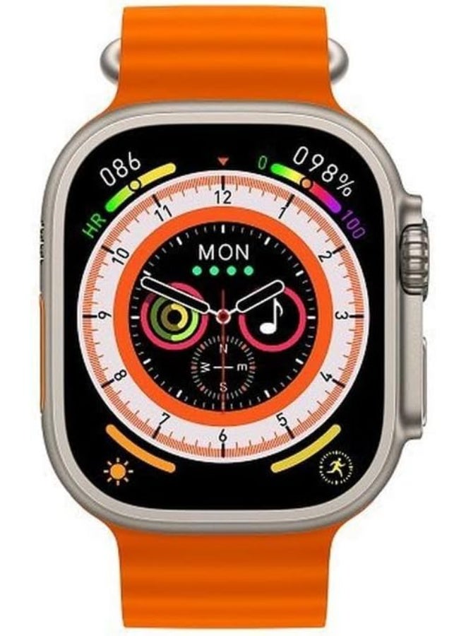 هامزون ساعة ذكية للرجال والنساء، شاشة عرض دائمة، مكالمات بلوتوث، جهاز تتبع لياقة بدنية مقاوم للماء، ساعة ذكية رياضية مزدوجة الشاشة، شحن لاسلكي، مراقب معدل ضربات القلب، متوافق مع أنظمة Android وiOS - Image 4