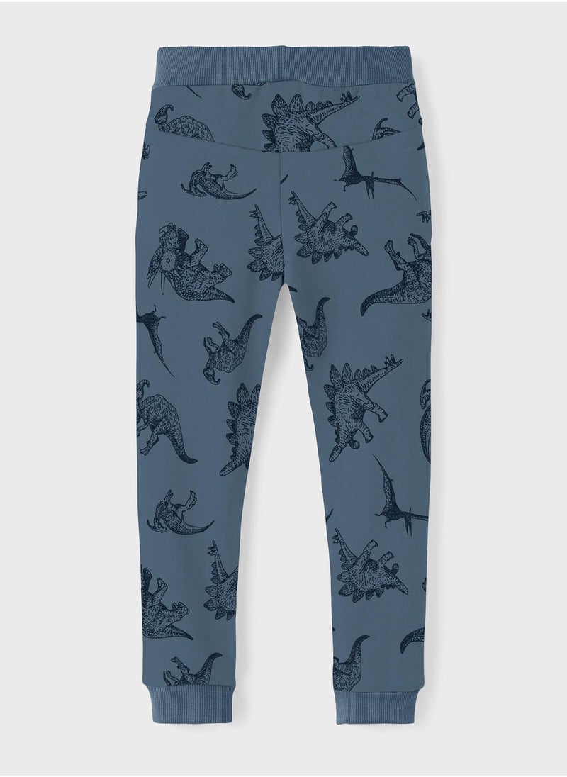 NAME IT - Kids Dinosaur Sweatpants - Image 1