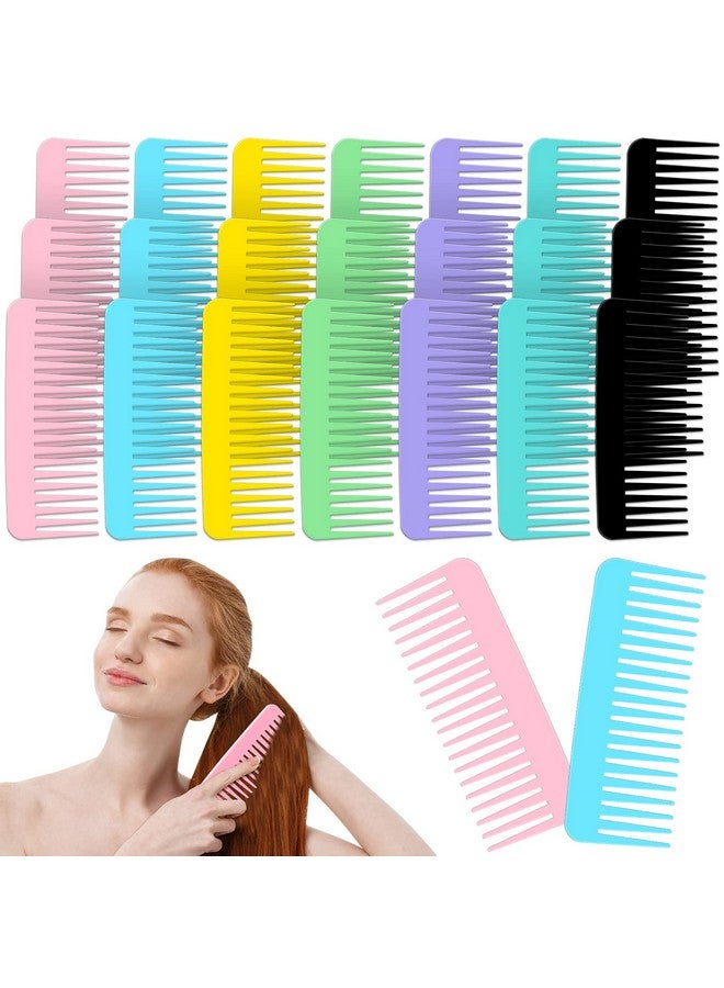 Meanplan 21 Pcs Large Tooth Comb Wide Tooth Comb Bulk For Curly Wet Hair Long Tooth Detangler Comb No Handle Styling Shampoo Comb For Women Men Kids - Image 2