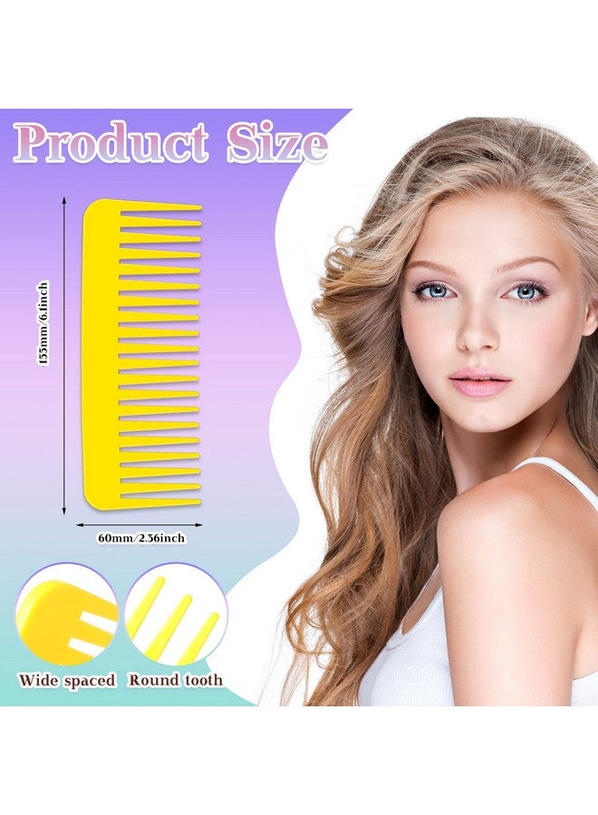 Meanplan 21 Pcs Large Tooth Comb Wide Tooth Comb Bulk For Curly Wet Hair Long Tooth Detangler Comb No Handle Styling Shampoo Comb For Women Men Kids - Image 3