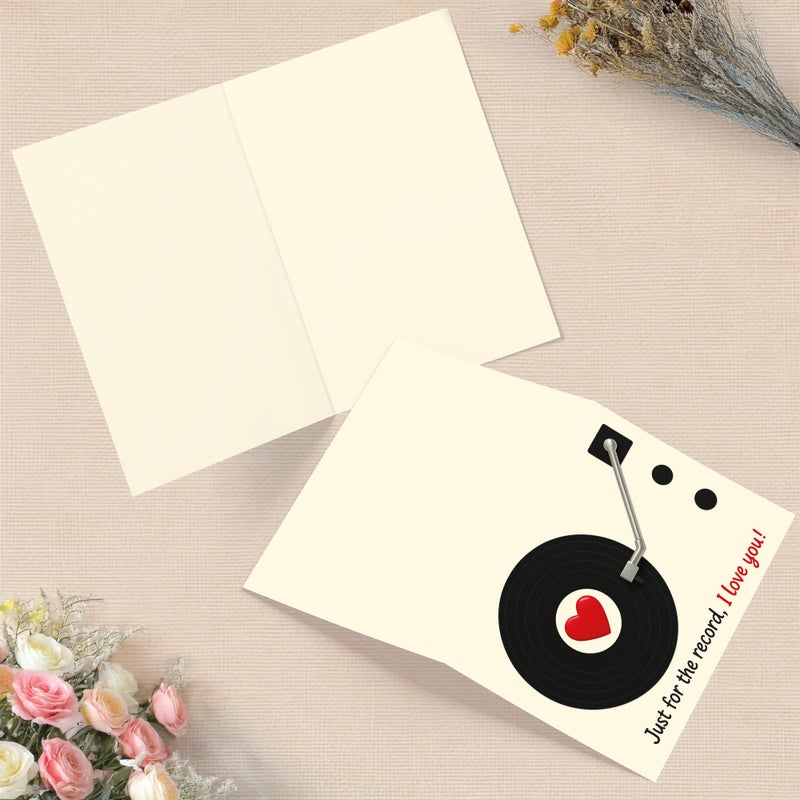 Cheerin Romantic Love Card with Envelope - Anniversary Card for Him and Her - Sweetest Day Cards for Husband, Wife, Girlfriend, Boyfriend and Fiance - Happy Birthday Gift 5x7 Inch - Image 5