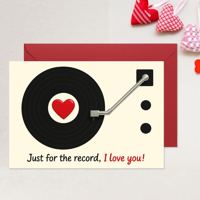 Cheerin Romantic Love Card with Envelope - Anniversary Card for Him and Her - Sweetest Day Cards for Husband, Wife, Girlfriend, Boyfriend and Fiance - Happy Birthday Gift 5x7 Inch - Image 4