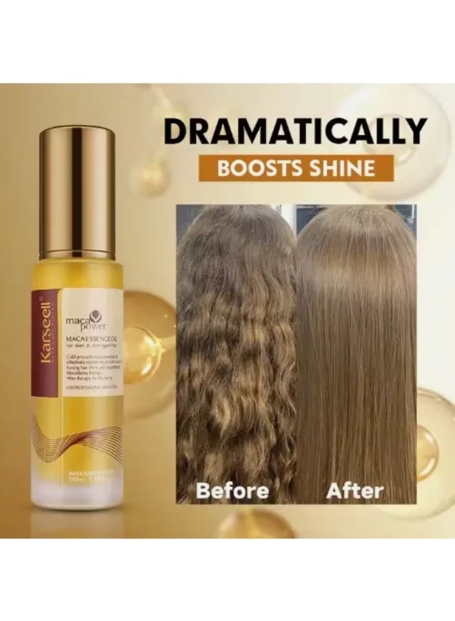 Karseell Maca Power Maca Essence Oil – For Body, Damaged Hair 50ml - Image 2
